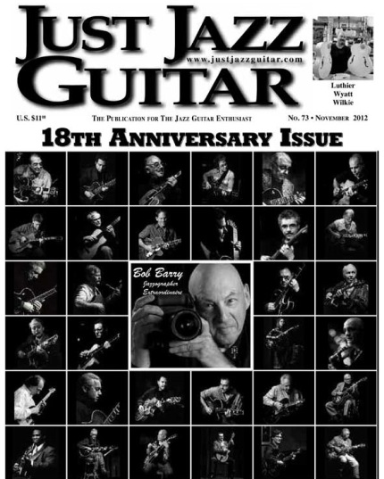 Write up of Jazzography In Black & White in Just Guitar Magazine